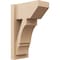 Ekena Millwork 8-in W x 14-in D x 22-in H Balboa Slat Rough Cedar Woodgrain TimberThane Outlooker, Primed Tan OUTUR080X14X22BOA24RCPR - alternate 1